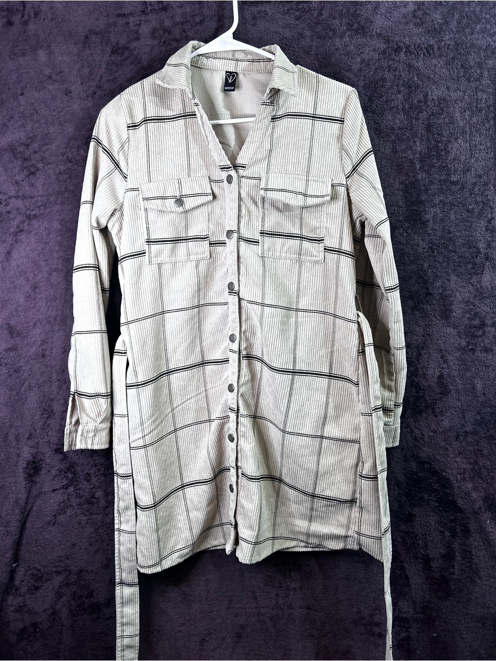 Windsor Cream Jacket with Black Stripes